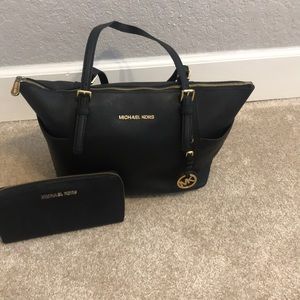 Michael Kors Black Saffiano Leather Bag